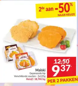 Intermarché Maïski Gepaneerde kip aanbieding