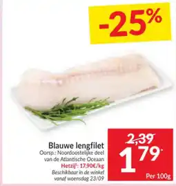 Intermarché Blauwe lengfilet aanbieding