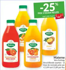 Intermarché Materne Vers fruitsap aanbieding