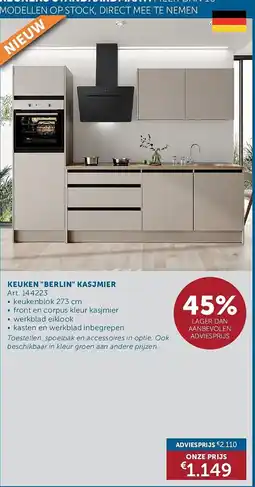 Zelfbouwmarkt Keuken Berlin aanbieding