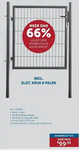 Zelfbouwmarkt Tuinpoort aanbieding