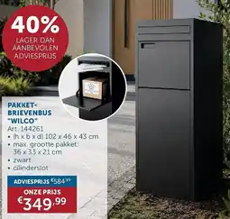Zelfbouwmarkt Pakket-brievenbus wilco aanbieding