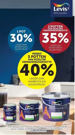 Zelfbouwmarkt Levis Ambiance mur mix aanbieding