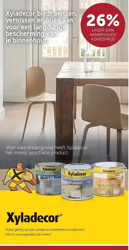 Zelfbouwmarkt Xyladecor binnenhout aanbieding