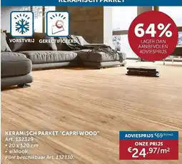 Zelfbouwmarkt Keramisch parket capri wood aanbieding