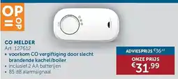 Zelfbouwmarkt Co melder aanbieding
