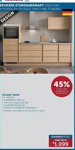 Zelfbouwmarkt Keuken nara aanbieding