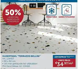 Zelfbouwmarkt Vloertegel terrazzo bellini aanbieding