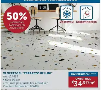 Vloertegel terrazzo bellini