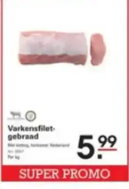 Sligro Varkensfilet-gebrand aanbieding
