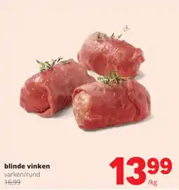 Spar Colruyt blinde vinken aanbieding