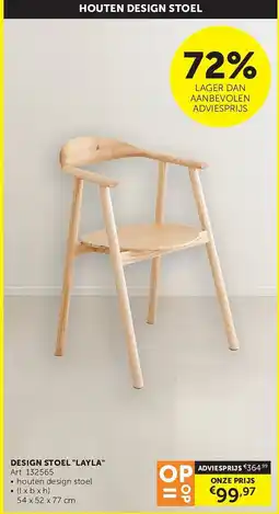 Zelfbouwmarkt Design stoel layla aanbieding