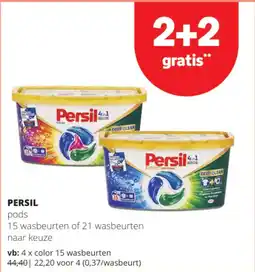 Spar Colruyt Persil pods aanbieding