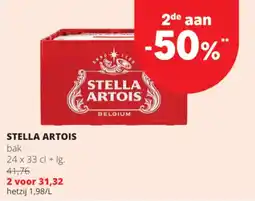 Spar Colruyt Stella artois aanbieding