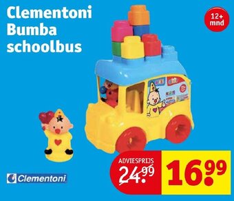 Kruidvat Clementoni Bumba schoolbus aanbieding