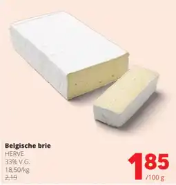 Spar Colruyt Belgische brie aanbieding