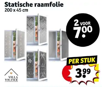 Statische raamfolie 200x45cm