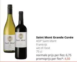 Spar Colruyt Saint Mont Grande Cuvée aanbieding