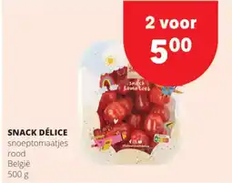 Spar Colruyt Snack délice snoeptomaatjes aanbieding