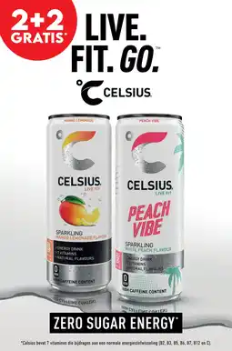 Spar Colruyt Celsius zero sugar energy aanbieding