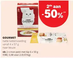 Spar Colruyt Gourmet natte kattenvoeding aanbieding