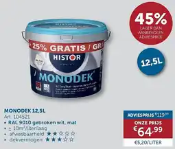 Zelfbouwmarkt Monodek aanbieding