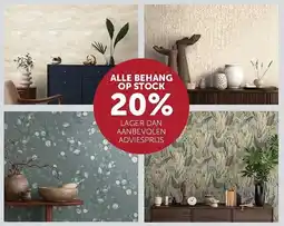 Zelfbouwmarkt Behang aanbieding