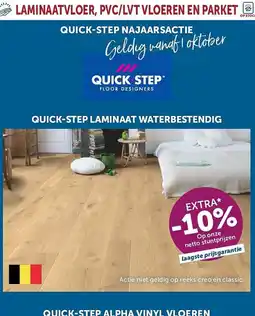 Zelfbouwmarkt Quick step laminaat waterbestendig aanbieding