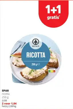 Spar Colruyt ricotta aanbieding