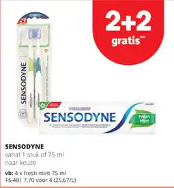 Spar Colruyt Sensodyne aanbieding