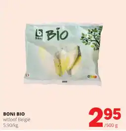 Spar Colruyt boni bio witloof aanbieding