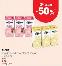 Spar Colruyt Alpro soyadrink aanbieding