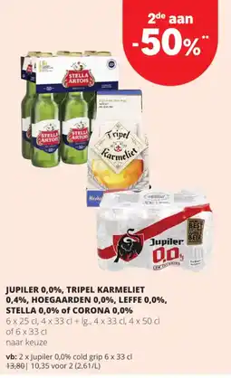 Spar Colruyt Jupiler 0,0% aanbieding