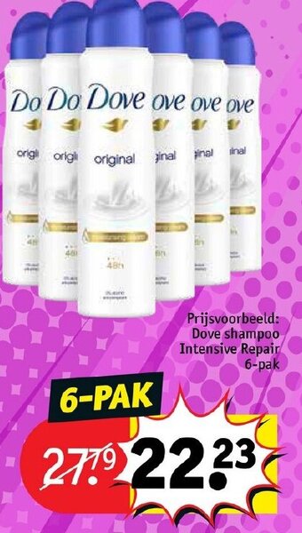 Kruidvat Dove shampoo Intensive Repair aanbieding