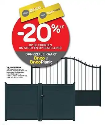 Brico Poort troia aanbieding