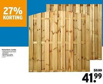 GAMMA Tuinscherm jumbo aanbieding