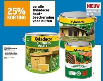 GAMMA Tuinhuisbeits natuurlijk effect aanbieding