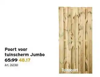 GAMMA Poort voor tuinscherm jumbo aanbieding