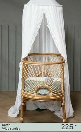 Baby & Tiener Rotan wieg sunrise aanbieding