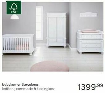 Baby & Tiener Babykamer barcelona aanbieding