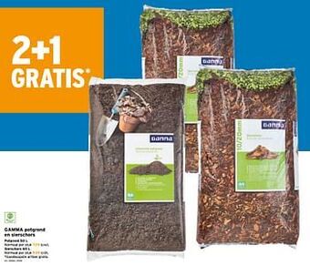GAMMA Gamma potgrond en sierschors aanbieding