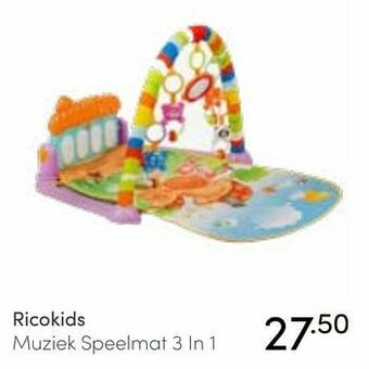Ricokids muziek speelmat 3 in 1