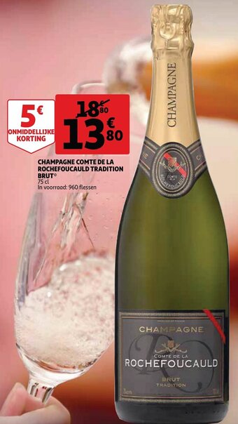 Auchan Champagne comte de la Rochefoucauld Tradition Brut aanbieding