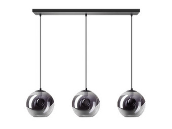 Deba Meubelen Hanglamp ORB 3x - Zwart Zwart aanbieding