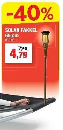 Hubo Solar fakkel aanbieding