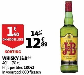 Auchan Whisky J&B aanbieding