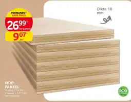 Brico MDF-paneel aanbieding