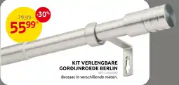 Brico kit verlengbare gordijnroede berlin aanbieding
