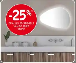 Brico Led-spiegels van de serie stone aanbieding