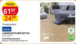Brico laminaatvloer settle aanbieding